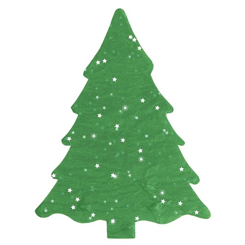 Kerstkaart met kerstboom groeipapier - Spar - 4/0- c