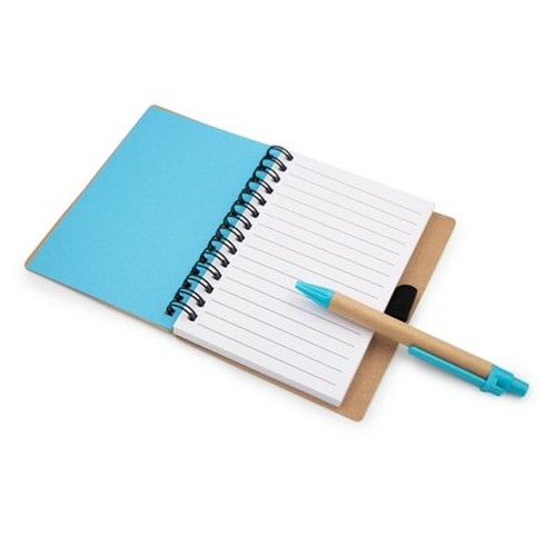 Notebook approx. B7 "smiling face" with ball pen | Dylan
