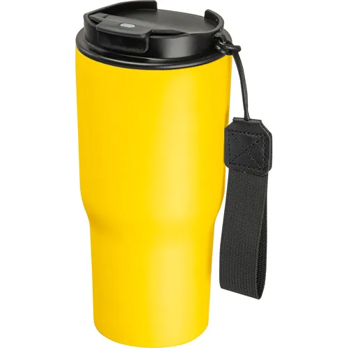 Dubbelwandige drinkbeker van rvs, 550 ml