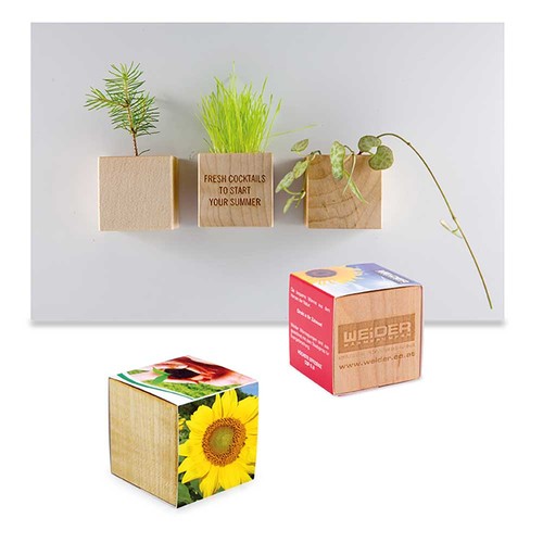 cubo publicitario