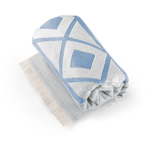 MALEK. Telo multifunzionale e da bagno (350g/m²) realizzato in cotone leggero e resistente (85%) e cotone riciclato (15%) MALEK. Telo multifunzionale e da bagno (350g/m²) realizzato in cotone leggero e resistente (85%) e cotone riciclato (15%)