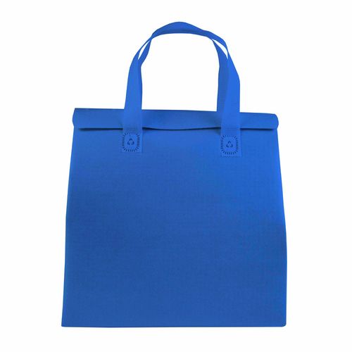 Laminated non woven cooler bag 100 g/m2 with velcro closure, 27 x 28 x 6 cm Laminated non woven cooler bag 100 g/m2 with velcro closure, 27 x 28 x 6 cm