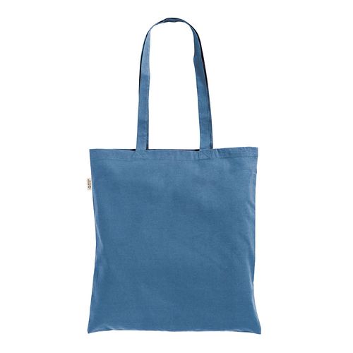 Solid-colored shopper bag in 220 g/m2 recycled cotton Solid-colored shopper bag in 220 g/m2 recycled cotton