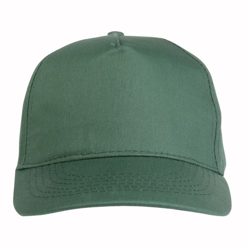 Cotton 5-panel cap with 2 mm-thick visor, embroidered eyelets and adjustable velcro strap Cotton 5-panel cap with 2 mm-thick visor, embroidered eyelets and adjustable velcro strap