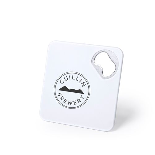 Coaster with Bottle Opener Coaster with Bottle Opener