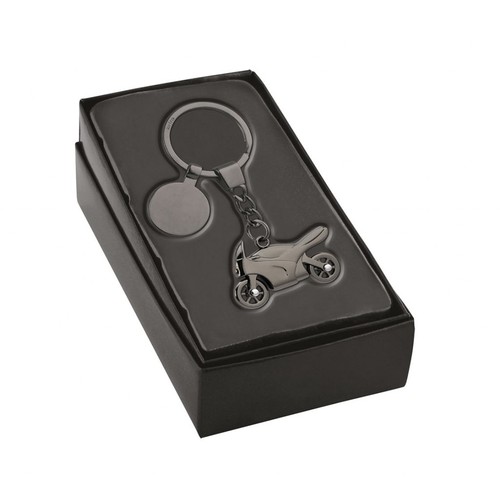 TOKEN BURNISHED MOTORCYCLE KEY RING