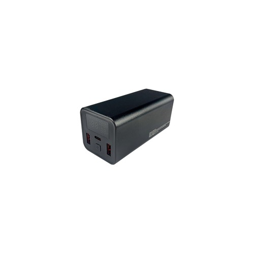 Powerbank pour ordinateur portable LP-01 PD65W, charge rapide et batterie 20 000 mAh, noir