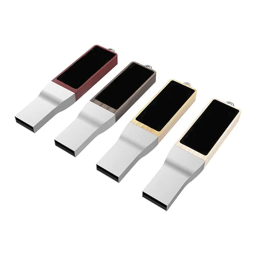 Clé USB LED 10 USB 2.0 COB 4 Go noyer