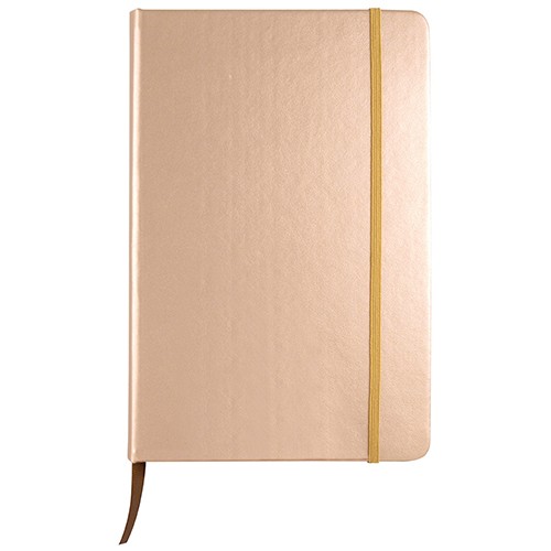 Cahier A5 avec couverture métallisée Valverde