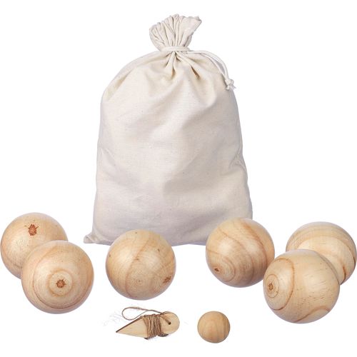 Ensemble de jeu de boules en bois Quillian Ensemble de jeu de boules en bois Quillian