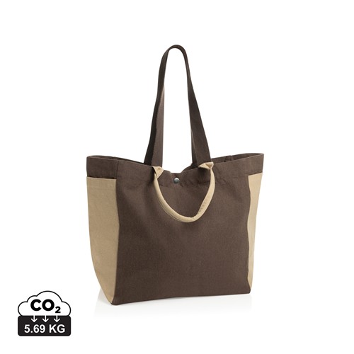 Bolsa de compra BEAU AWARE™ de lona reciclada 400 g/m²