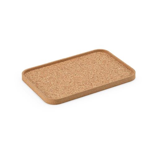 Bandeja rectangular de corcho Waters. Fabricada en Portugal