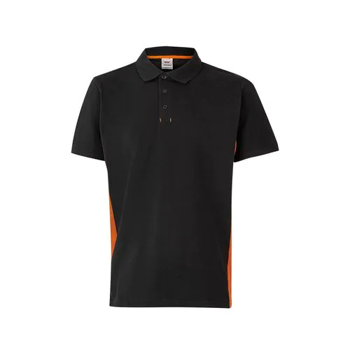 VL SUPAY. Polo piqué bicolore (180g/m²), manches courtes, en coton (60%) et polyester (40%)
