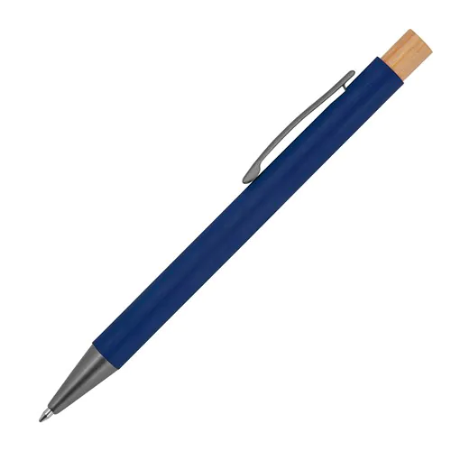pen made from recycled aluminium with bamboo pusher pen made from recycled aluminium with bamboo pusher