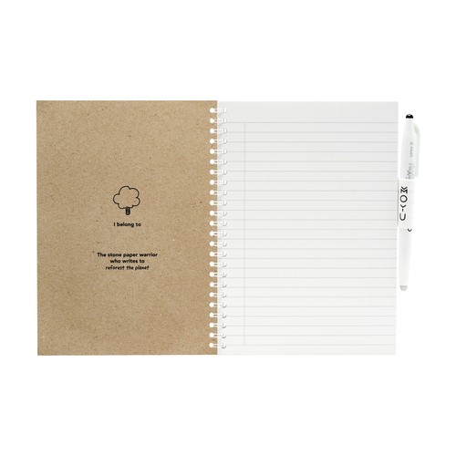 MOYU Erasable Stone Paper Notebook CraftCover 18 pages MOYU Erasable Stone Paper Notebook CraftCover 18 pages