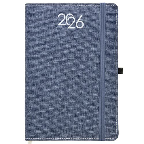 Agenda hebdomadaire 2026, couverture rigide en PET recyclé avec effet de mélange Agenda hebdomadaire 2026, couverture rigide en PET recyclé avec effet de mélange
