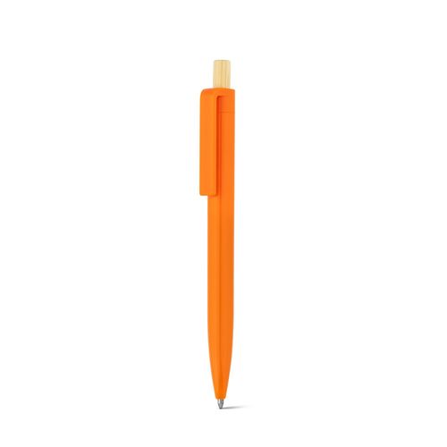 ZARA. Gerecyclede ABS (100% rABS) balpen met bamboe knop