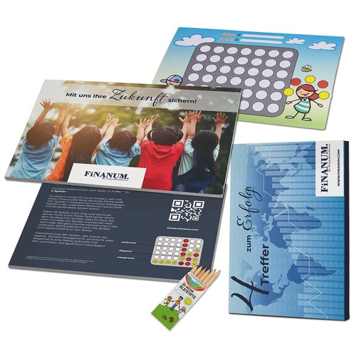 4-in-a-Row - Set - individual - digital printing 4/0-c