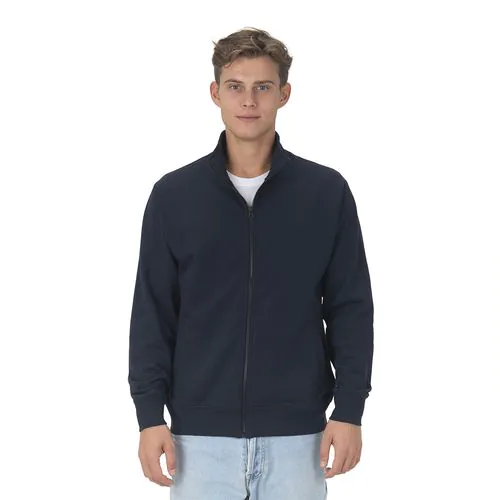 Unisex zipper sweatshirt made of 100% regenerated 280 g/m2 fabric Unisex zipper sweatshirt made of 100% regenerated 280 g/m2 fabric