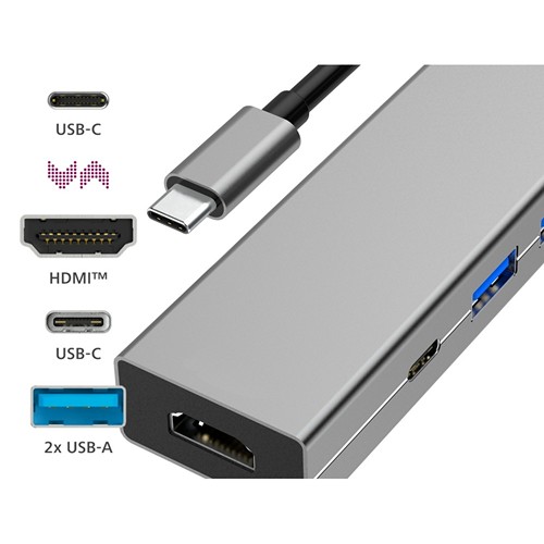Hub USB, USB-C, HDMI Hama Hub USB, USB-C, HDMI Hama