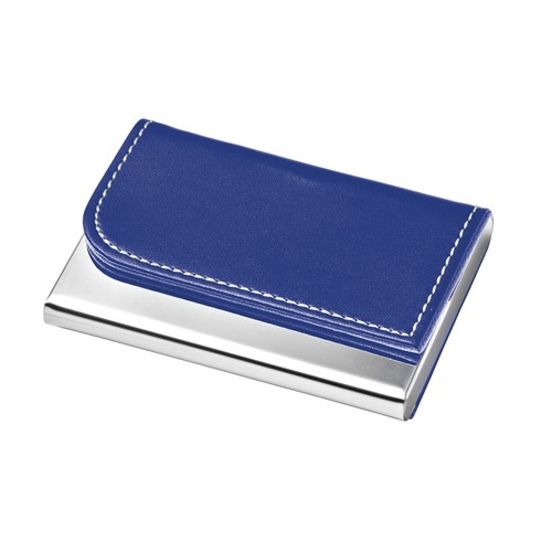 NAMECARD HOLDER METAL - PU BLUE NAMECARD HOLDER METAL - PU BLUE