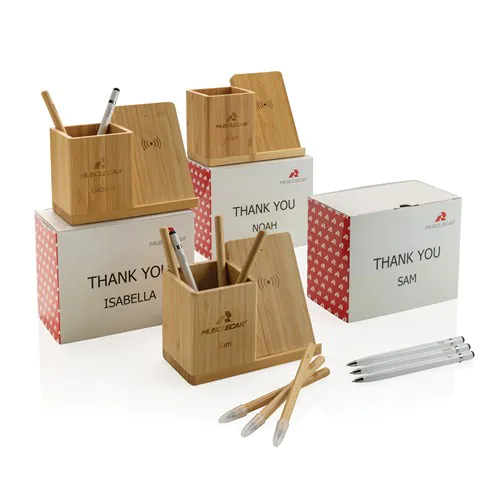 Calgary bamboo 10W wireless charger Calgary bamboo 10W wireless charger