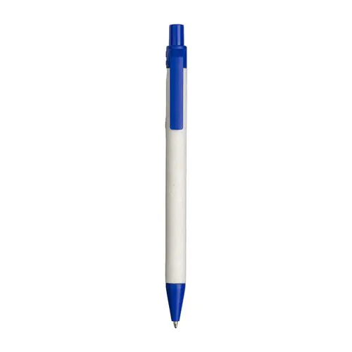 Stylo à bille en papier recyclé avec détails en PLA coloré Stylo à bille en papier recyclé avec détails en PLA coloré