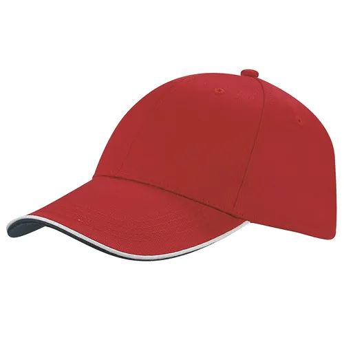 6 PANELS CAP IN 65% POLYESTER - 35% COTTON