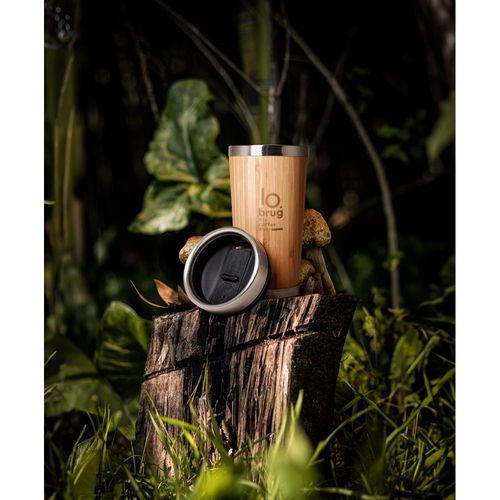 PIETRO. Vaso de viaje de bambú de 500 mL PIETRO. Vaso de viaje de bambú de 500 mL