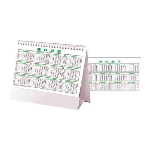 2026 Two-Colour Monthly Desk Calendar, 13 sheets on matte coated paper 2026 Two-Colour Monthly Desk Calendar, 13 sheets on matte coated paper