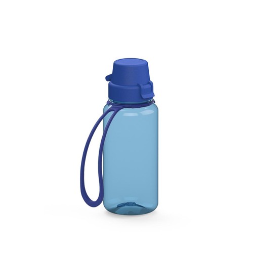 Gourde "School" transparente incl. attache, 0,4 l Gourde "School" transparente incl. attache, 0,4 l