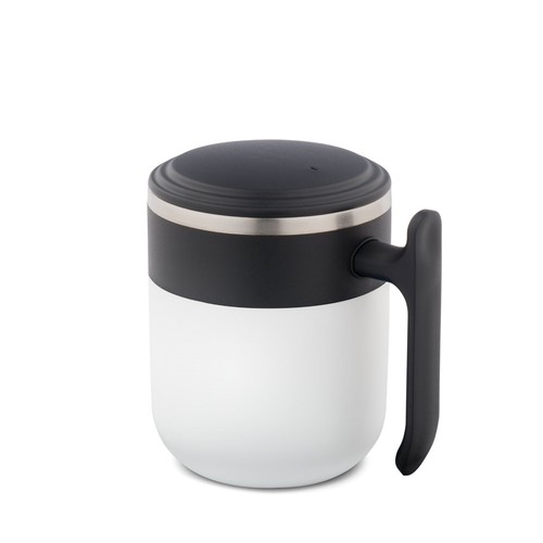 MALDINI. Mug de voyage avec paroi intérieure en acier inoxydable et finition mate, 400 ml MALDINI. Mug de voyage avec paroi intérieure en acier inoxydable et finition mate, 400 ml