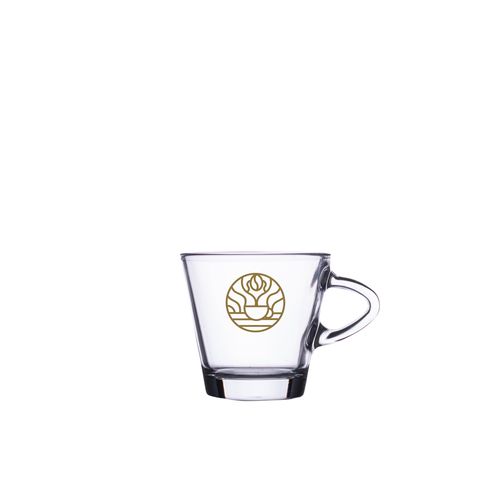 Tazza di vetro Clara 70ml incolore