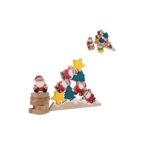 InSideOut Wooden Santa balancing game InSideOut Wooden Santa balancing game
