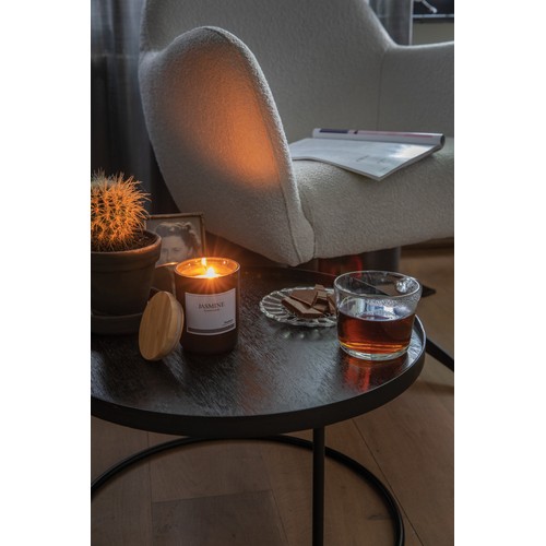 Bougie parfumée avec couvercle en bambou Ukiyo Bougie parfumée avec couvercle en bambou Ukiyo