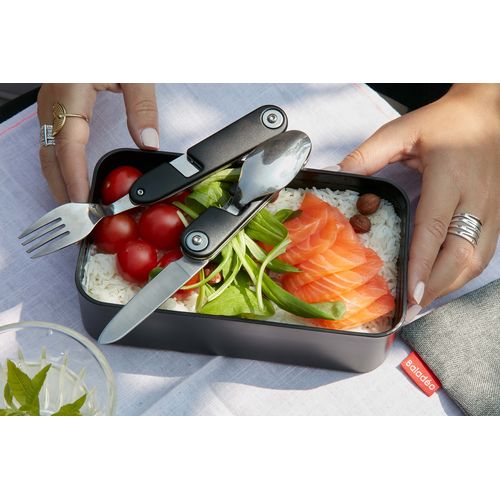 Couverts aimantés 'Vancouver', avec étui RPET Couverts aimantés 'Vancouver', avec étui RPET