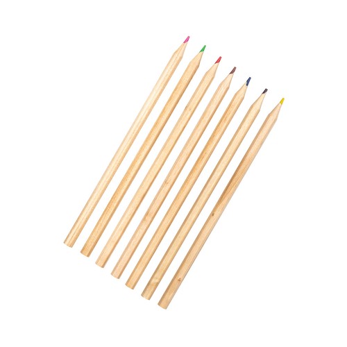 12 crayons de couleurs avec taille-crayon