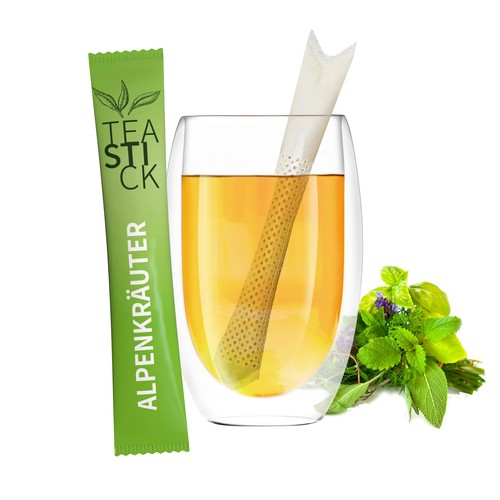 Organic TeaStick - Alpine Herbs - Individ. Design