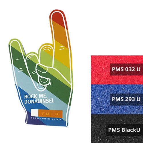 Waving Glove Rock Hand