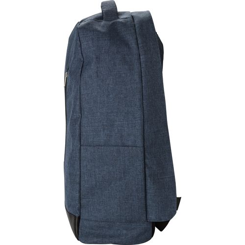 Polyester rPET (600D) backpack Celeste