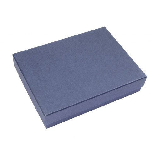 BOITE FOND ET COUVERCLE BLEU SATIN BOITE FOND ET COUVERCLE BLEU SATIN