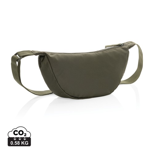 Crescent AWARE™ RPET half moon sling bag