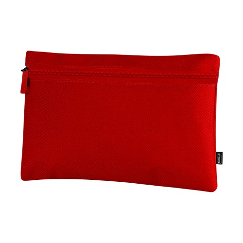 Pochette en RPET avec fermeture éclair colorée Arnata