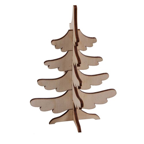 3D wooden-puzzle card - christmas tree 3D wooden-puzzle card - christmas tree