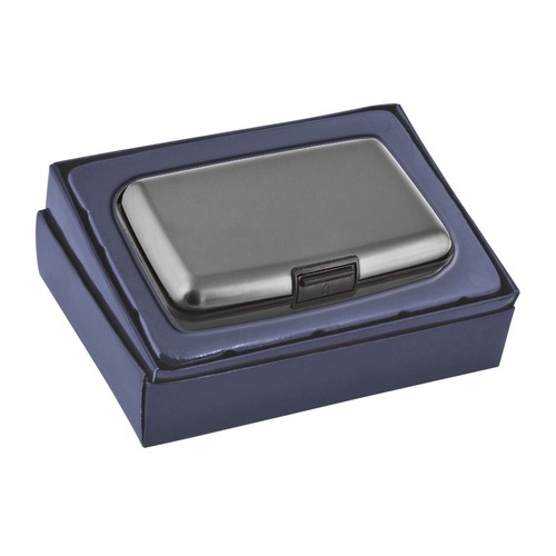BUSINESS CARD HOLDER ALUMINIUM DARK GREY BUSINESS CARD HOLDER ALUMINIUM DARK GREY