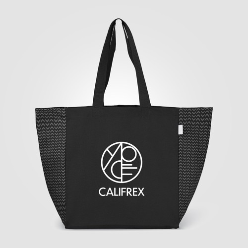 Toronto - 8 oz. Recycled Cotton Chevron Tote Bag Toronto - 8 oz. Recycled Cotton Chevron Tote Bag