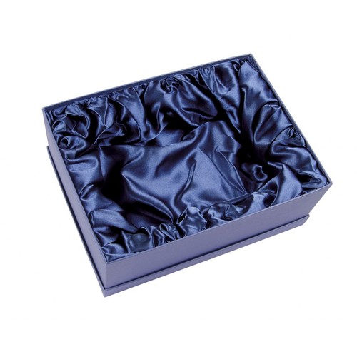 BOÎTE BLEUE SATIN BLEU 255X190X87 MM BOÎTE BLEUE SATIN BLEU 255X190X87 MM
