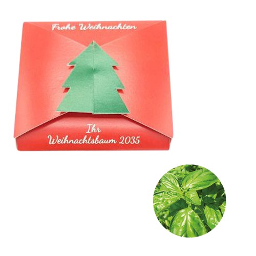 Closure – Fir Tree Seed Card - Basil
