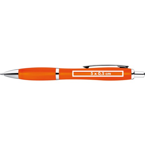 Penna a sfera in plastica multicolore