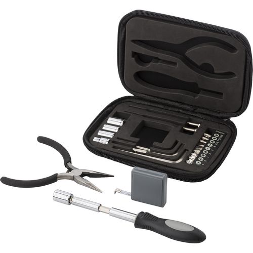 Bonded leather case tool kit Lani